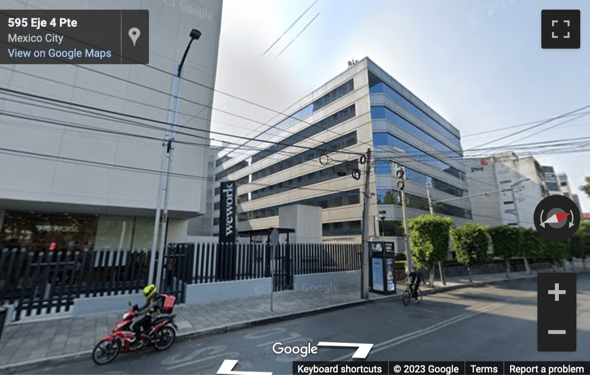 Street View image of Mariano Escobedo 595, Bosque de Chapultepec I Sección Rincón del Bosqu, Mexico City