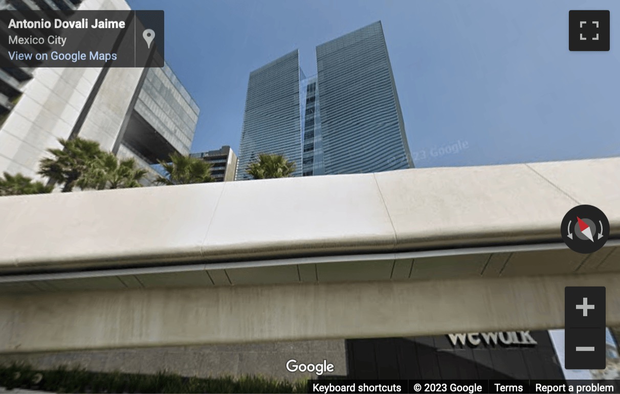 Street View image of Tower Park Plaza, Avenida Javier Barros Sierra 495, Santa Fe, Mexico City