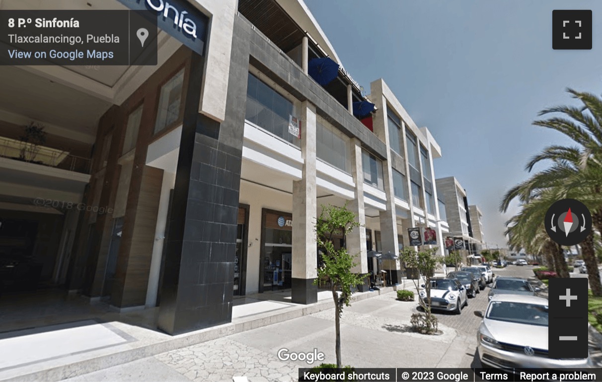 Street View image of Plaza Sinfonia No. 4 2da Planta, Lomas de Angelopolis, Puebla