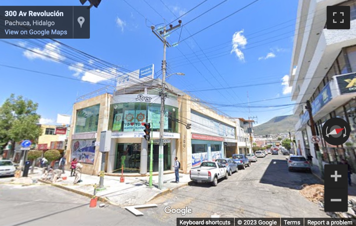 Street View image of Av Revolucion 300, Segundo Piso, Colonia Revolucion, Pachuca