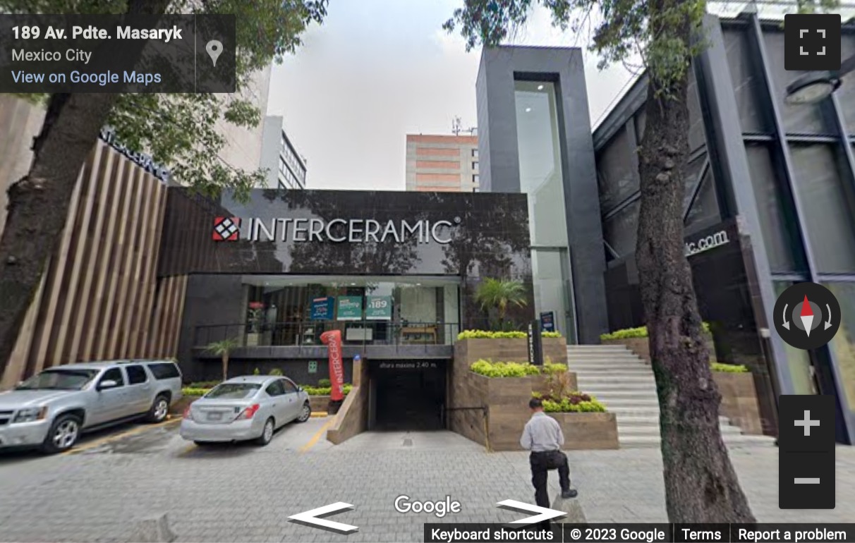 Street View image of Av. Pdte. Masaryk 191, Col. Polanco V Secc, Mexico City