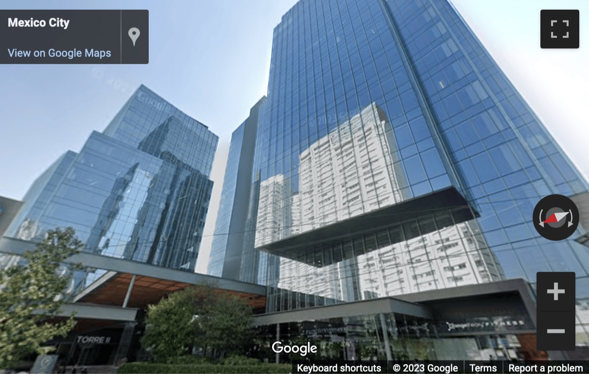 Street View image of Av. Santa Fe 428 Torre III Piso 15, Mexico City