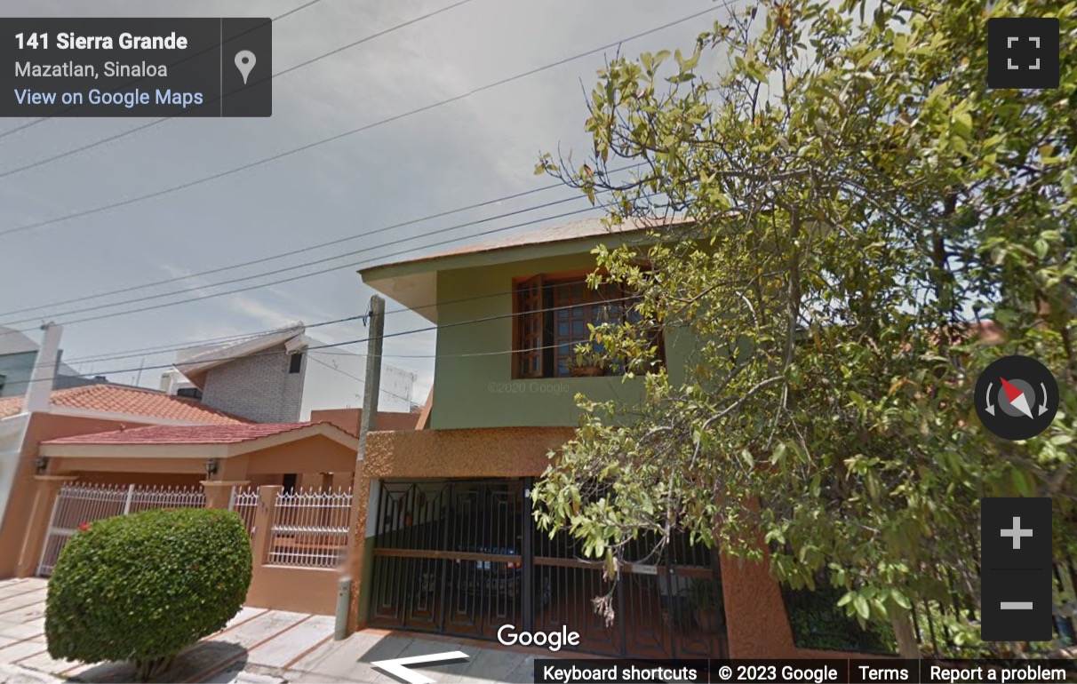 Street View image of Sierra Grande 137, Lomas de Mazatlán, 82110 Mazatlán, Sin