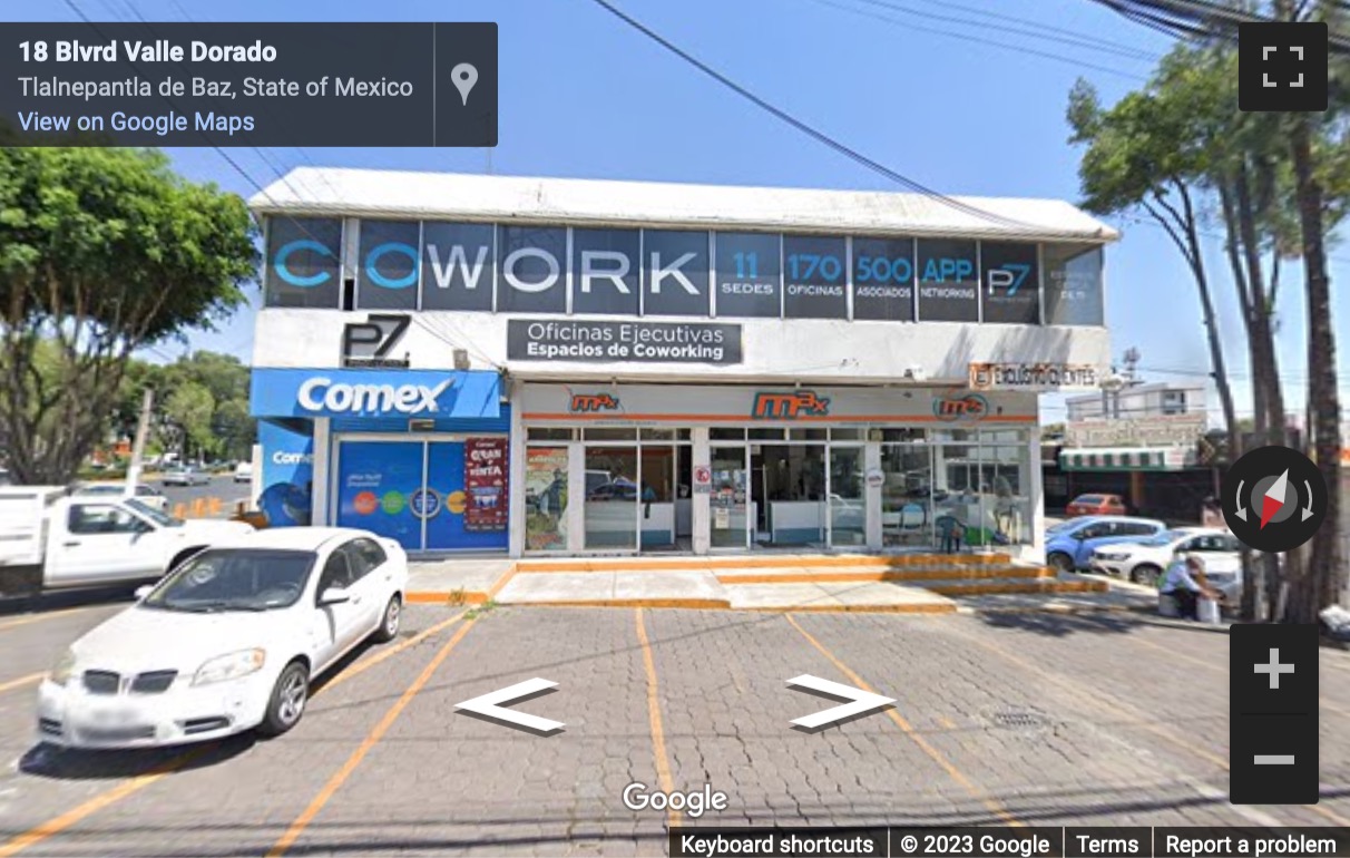 Street View image of Blvrd Valle Dorado 18, Valle Dorado, Tlalnepantla de Baz, Méx.