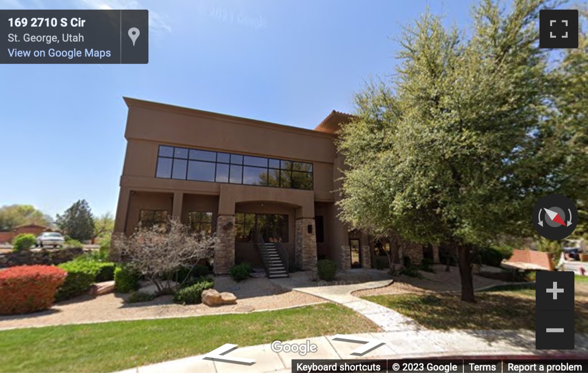 Street View image of 169 West 2710 South Circle, Suite 202, St George, Utah