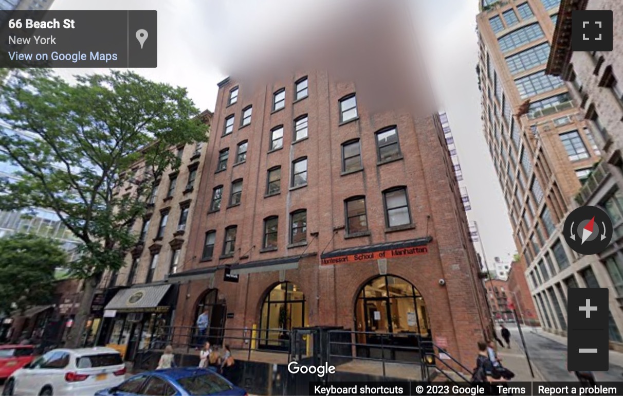 Street View image of 53 Beach Street, New York City