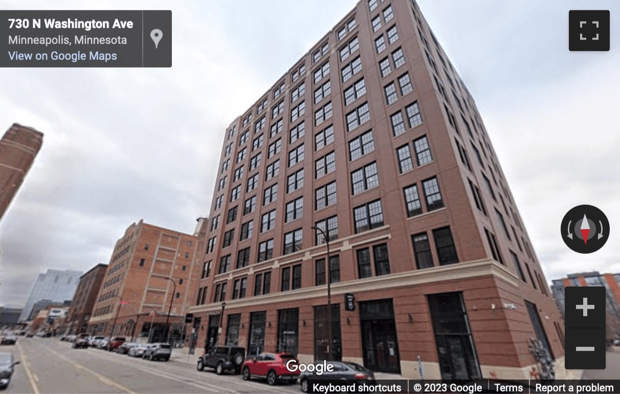 Street View image of 729 N Washington Avenue, Minneapolis, Minnesota