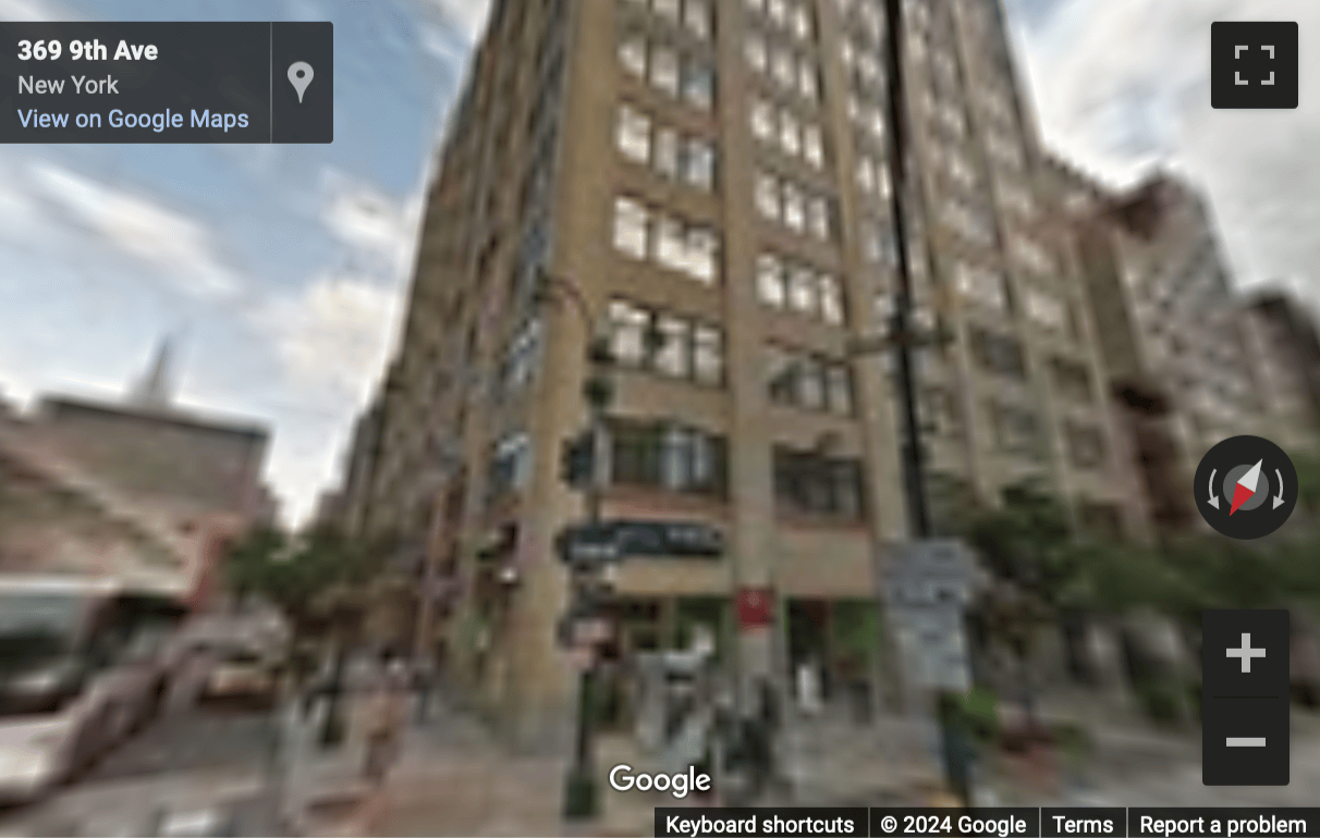 Street View image of 368 9th Avenue, Hudson Yards, Manhattan, New York City