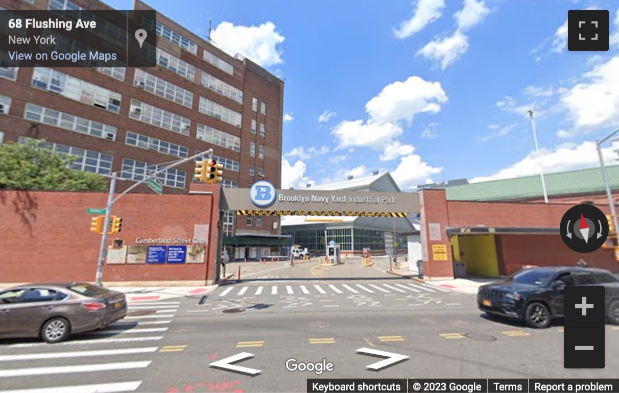 Street View image of Dock 72 at the Brooklyn Navy Yard, 63 Flushing Avenue, Brooklyn, NY, New York City