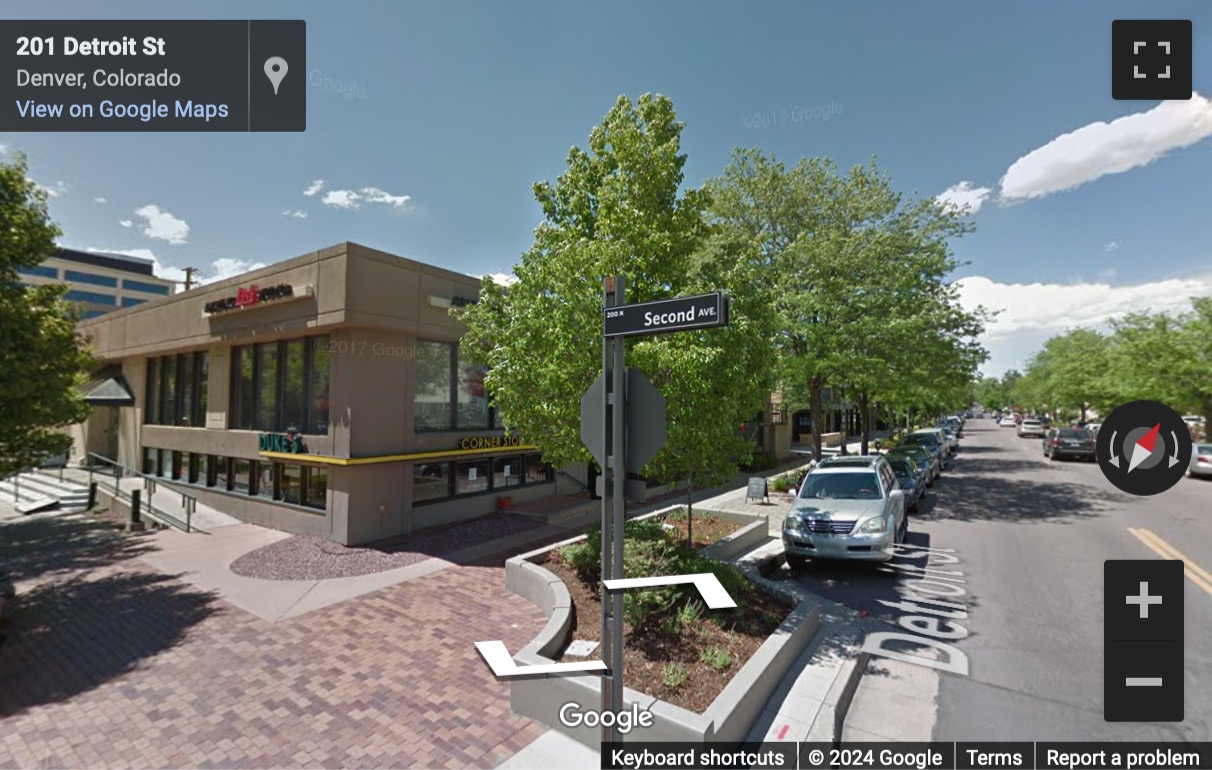 Street View image of Financial House, 205 North Detroit Street, Denver, CO, Colorado