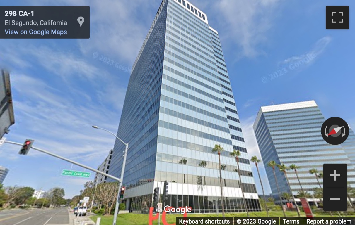 Street View image of 222 Pacific Coast Highway, El Segundo, California