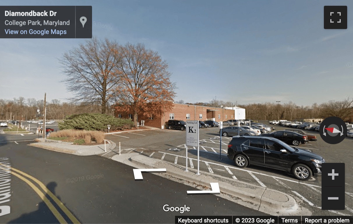 Street View image of 7761 Diamondback Drive, College Park (MD), Maryland