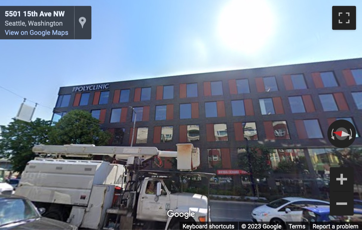 Street View image of 1448 NW Market St, Seattle, Washington