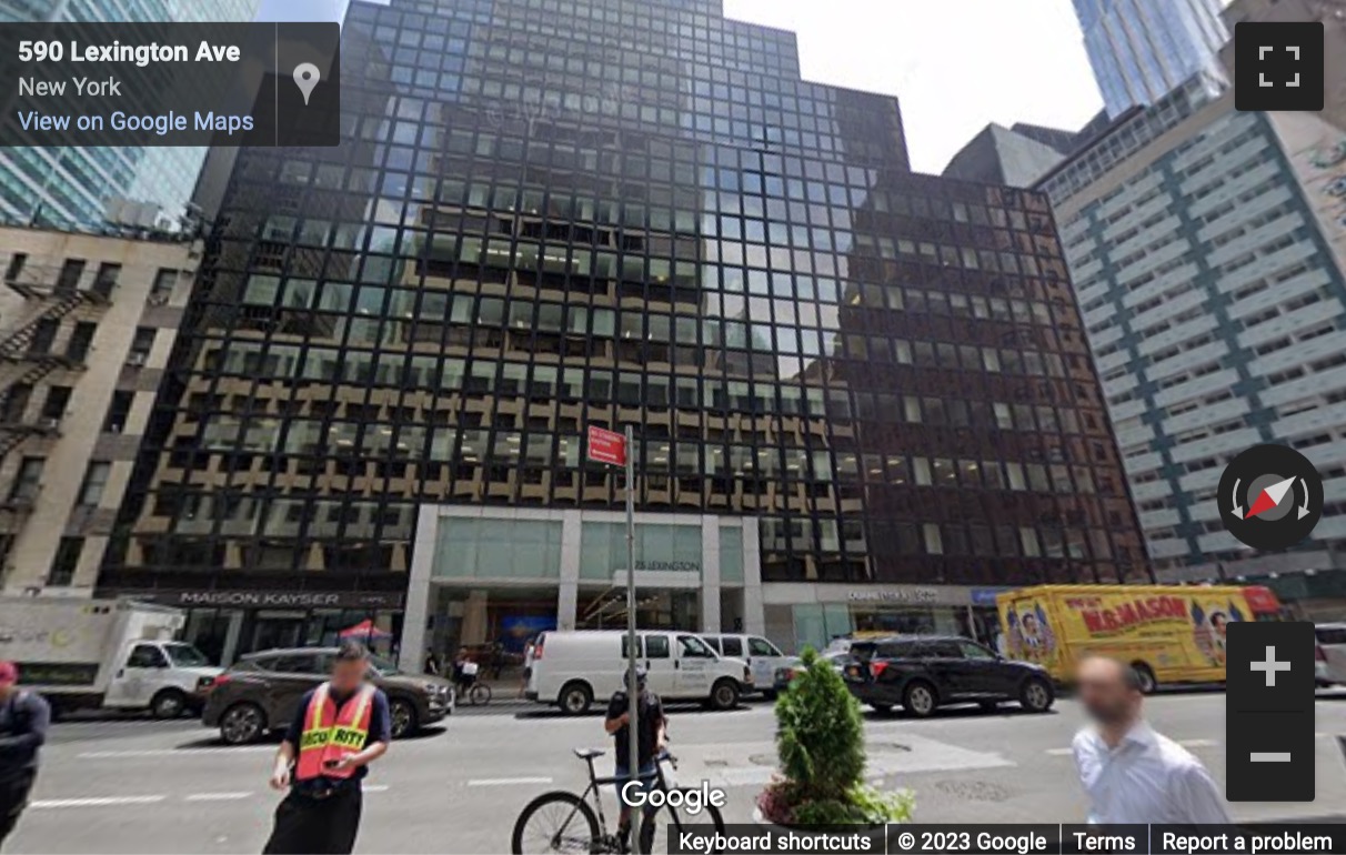 Street View image of 575 Lexington Avenue, New York, New York City