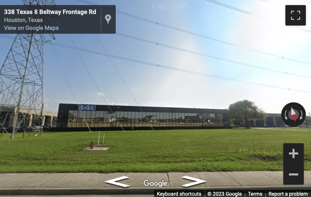 Street View image of 340-350 N Sam Houston Pkwy E, Houston, Texas