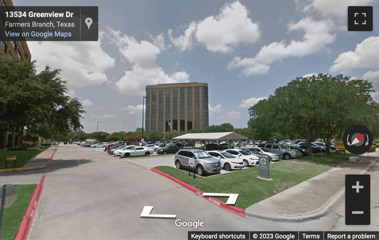 Street View image of 4099 McEwen, Farmers Branch, Texas