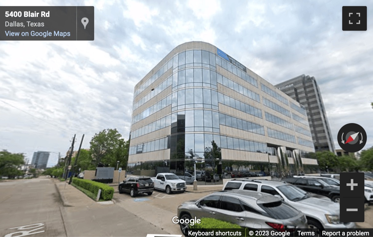 Street View image of 10100 North Central Expressway, Dallas, Texas