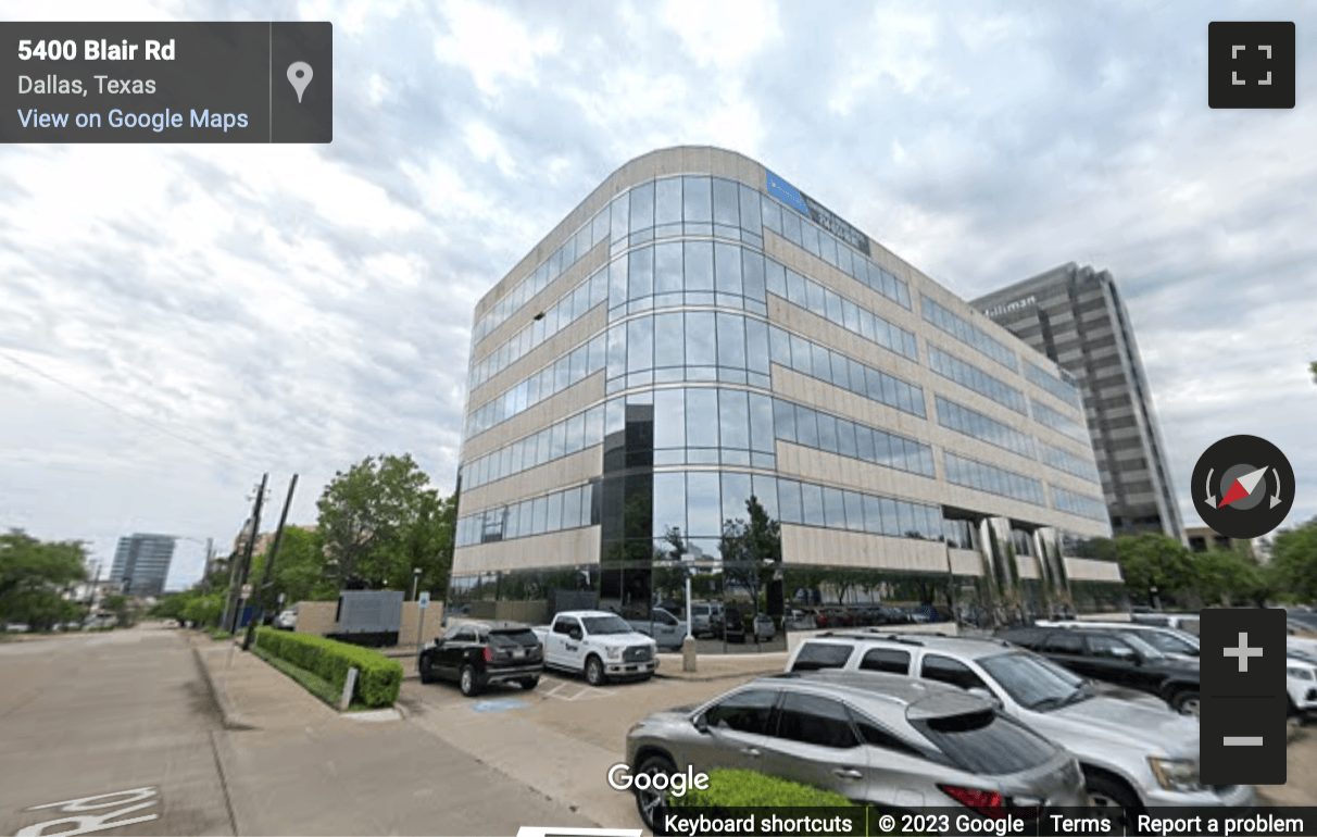 Street View image of 10100 North Central Expressway, Dallas, Texas