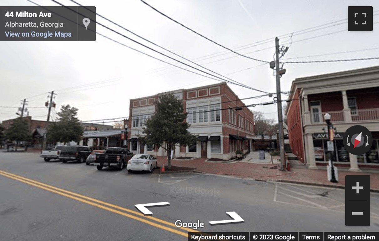 Street View image of 44 Milton Avenue, Alpharetta, Ga 30009, Alpharetta (Georgia)