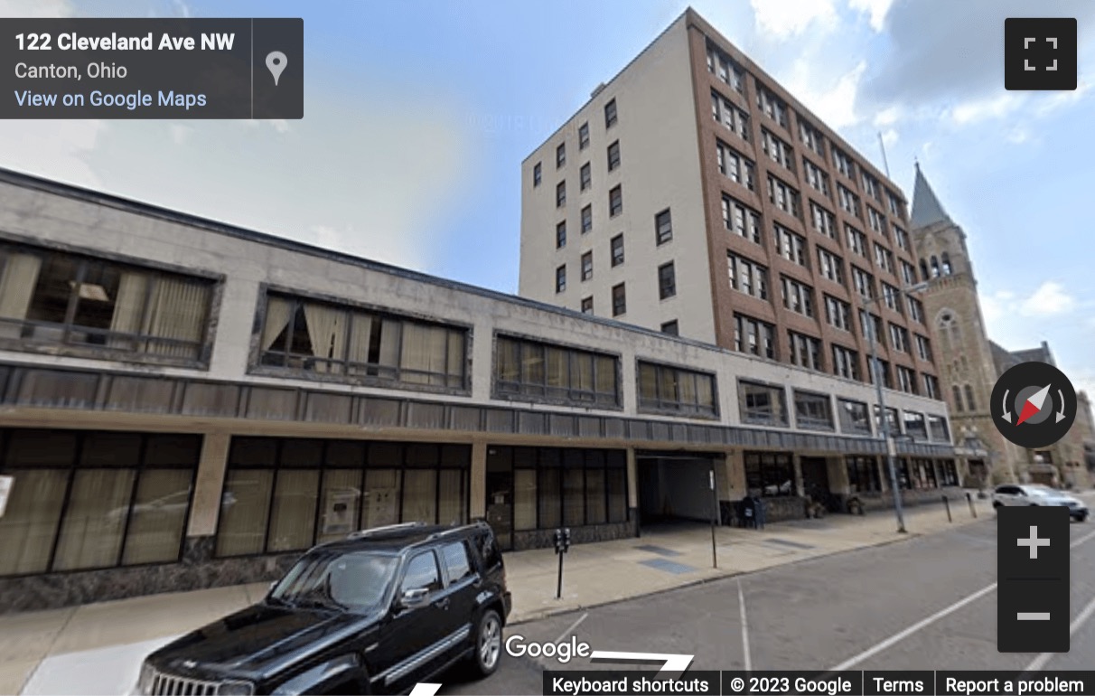 Street View image of 116 Cleveland Avenue Northwest, 555, Canton (Ohio)