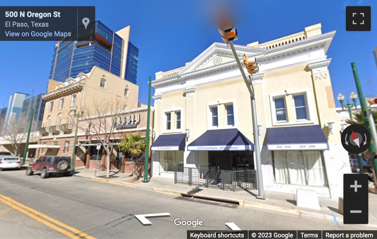 Street View image of 500 N. Oregon St, 2, El Paso (Texas)