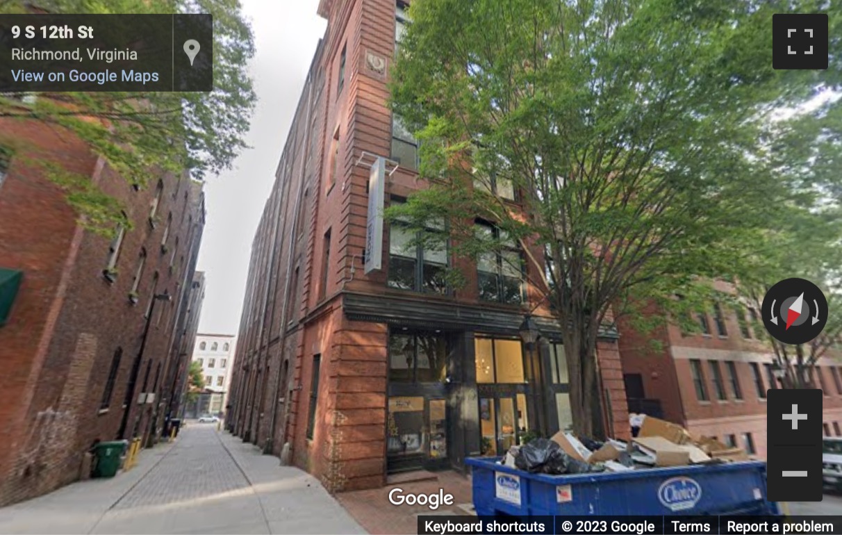 Street View image of 11 S 12th Street, Richmond, VA, Richmond (Virginia)