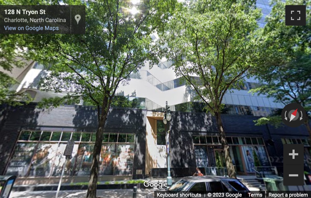 Street View image of 101 N Tryon St, Charlotte (North Carolina)