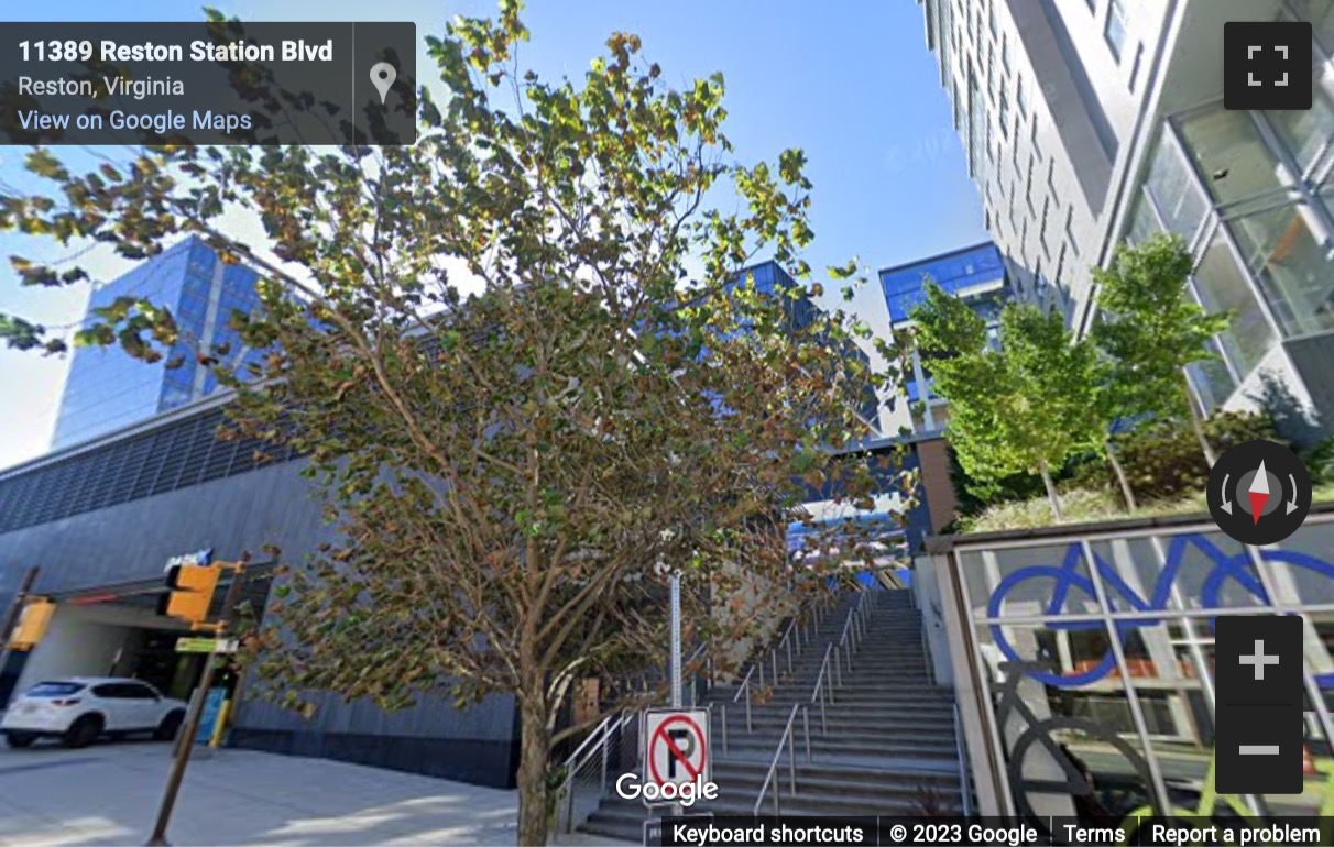 Street View image of 1900 Reston Metro Plaza, Reston, Virginia