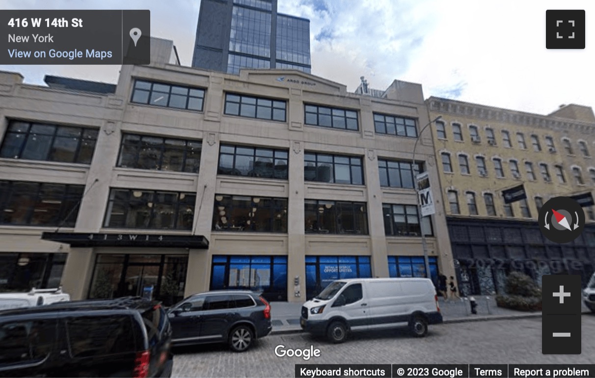 Street View image of 413 West 14th Street, New York City