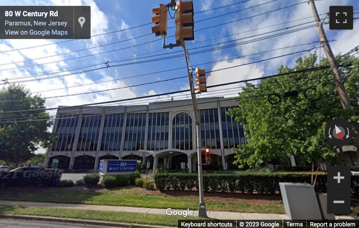 Street View image of 80 West Century, Paramus, New Jersey