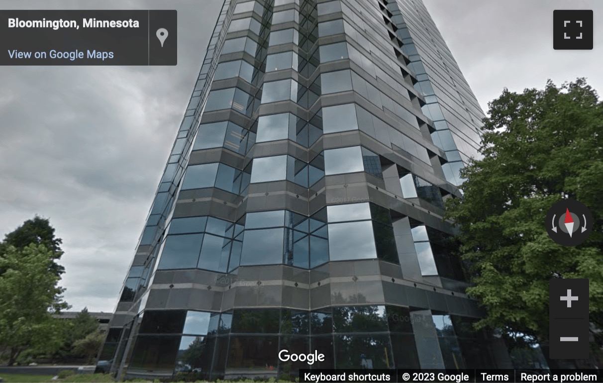 Street View image of 8500 Normandale Lake Boulevard, Suite 350, Bloomington (MN), Minnesota