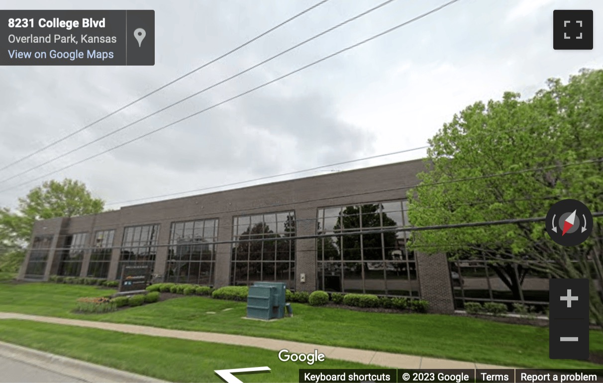 Street View image of 8101 College Boulevard Suite 100, Overland Park, Kansas