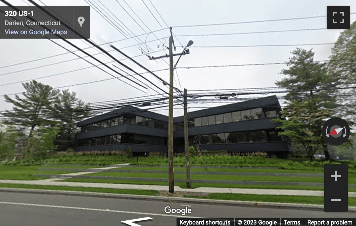 Street View image of 320 Boston Post Road, Darien Crossing, Suite 180, Darien, Connecticut