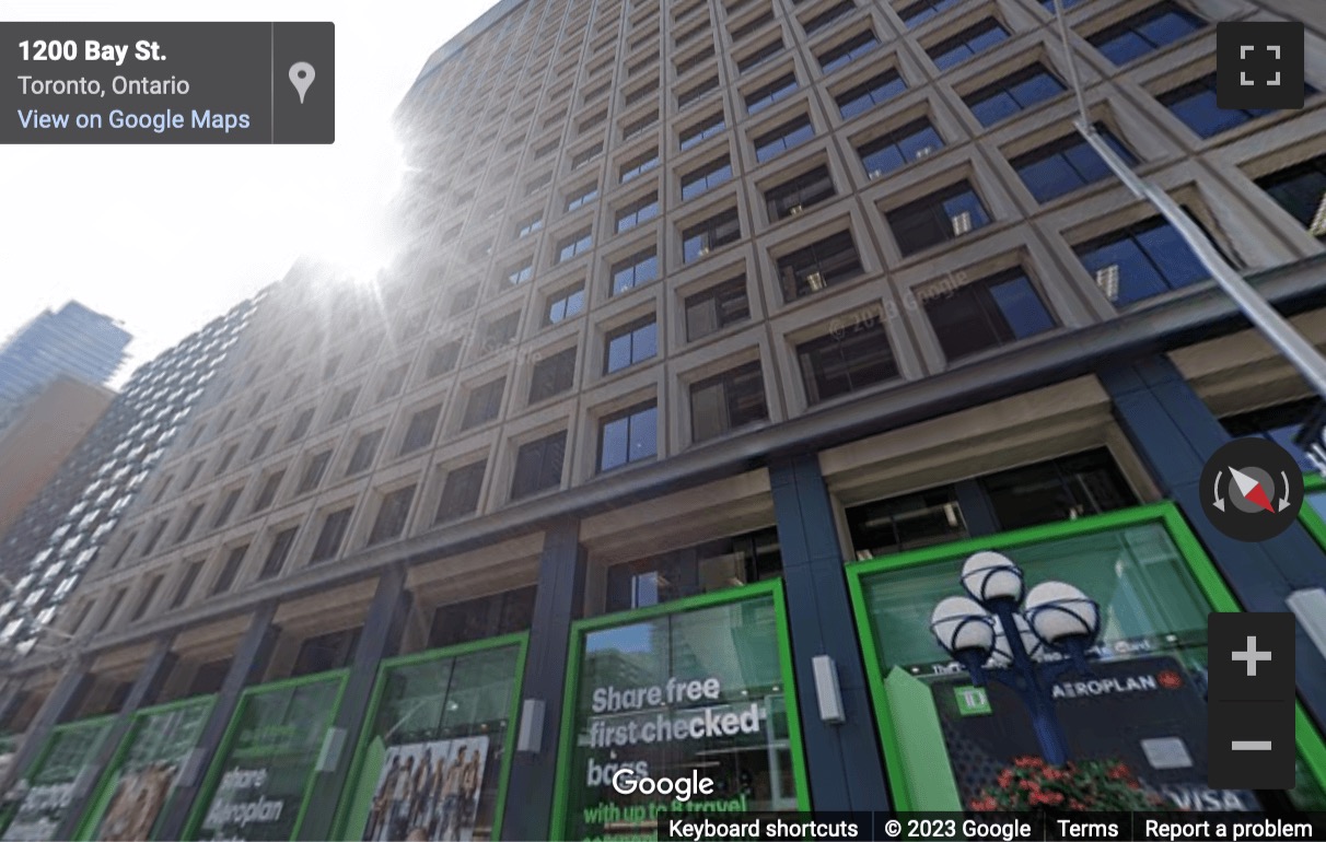 Street View image of 77 Bloor Street West, Suite 600, Toronto