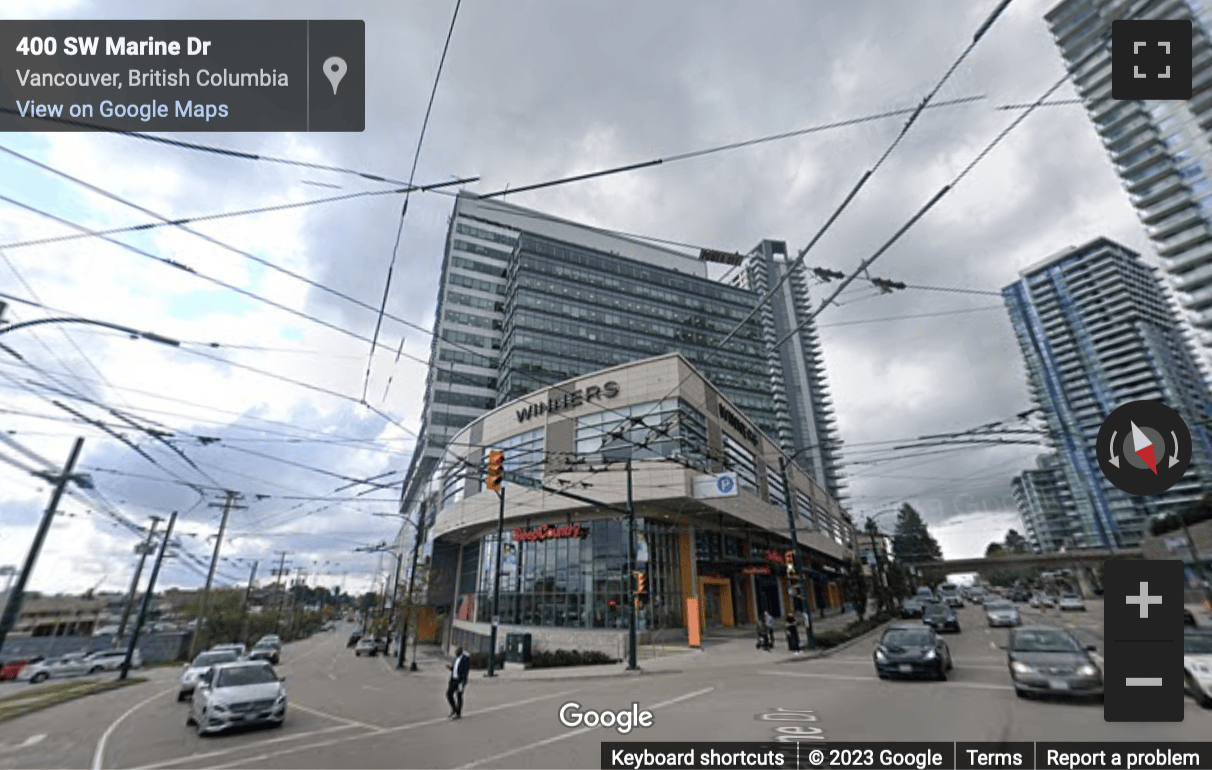 Street View image of Marine Gateway, 450 Southwest Marine Drive, Vancouver