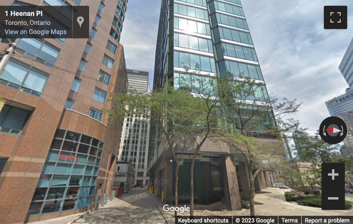 Street View image of 1 University Avenue, Toronto, Ontario