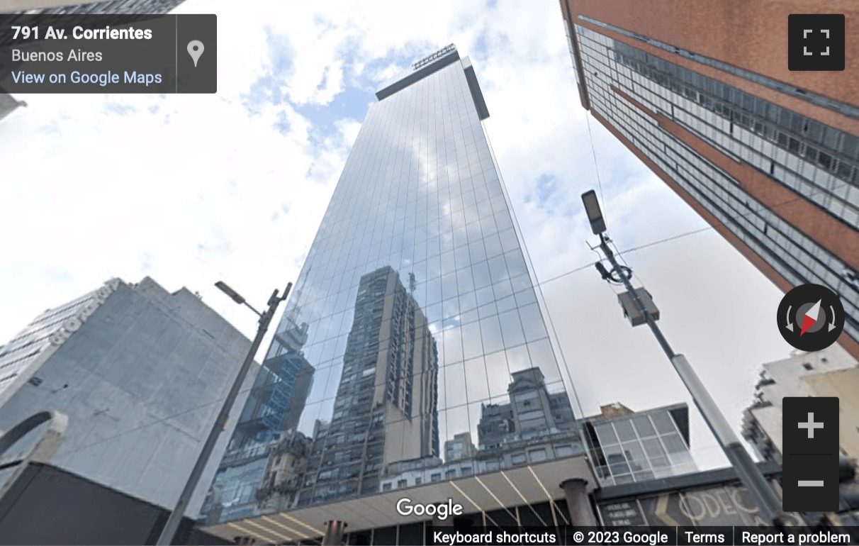 Street View image of Avenida Corrientes 800, Buenos Aires