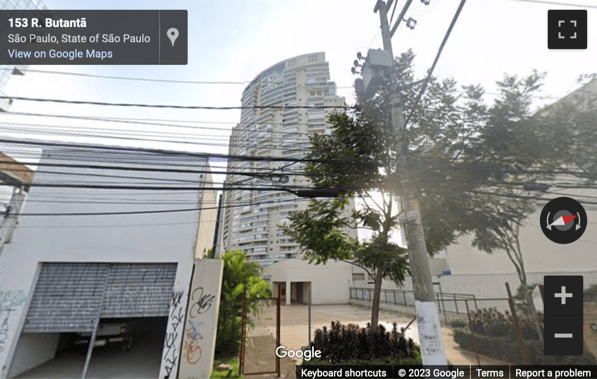 Street View image of Rua Butantã 194, Pinheiros, Sao Paulo