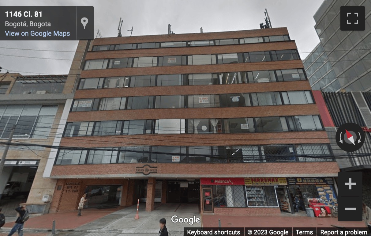 Street View image of Calle 81 No. 11-08, Bogota