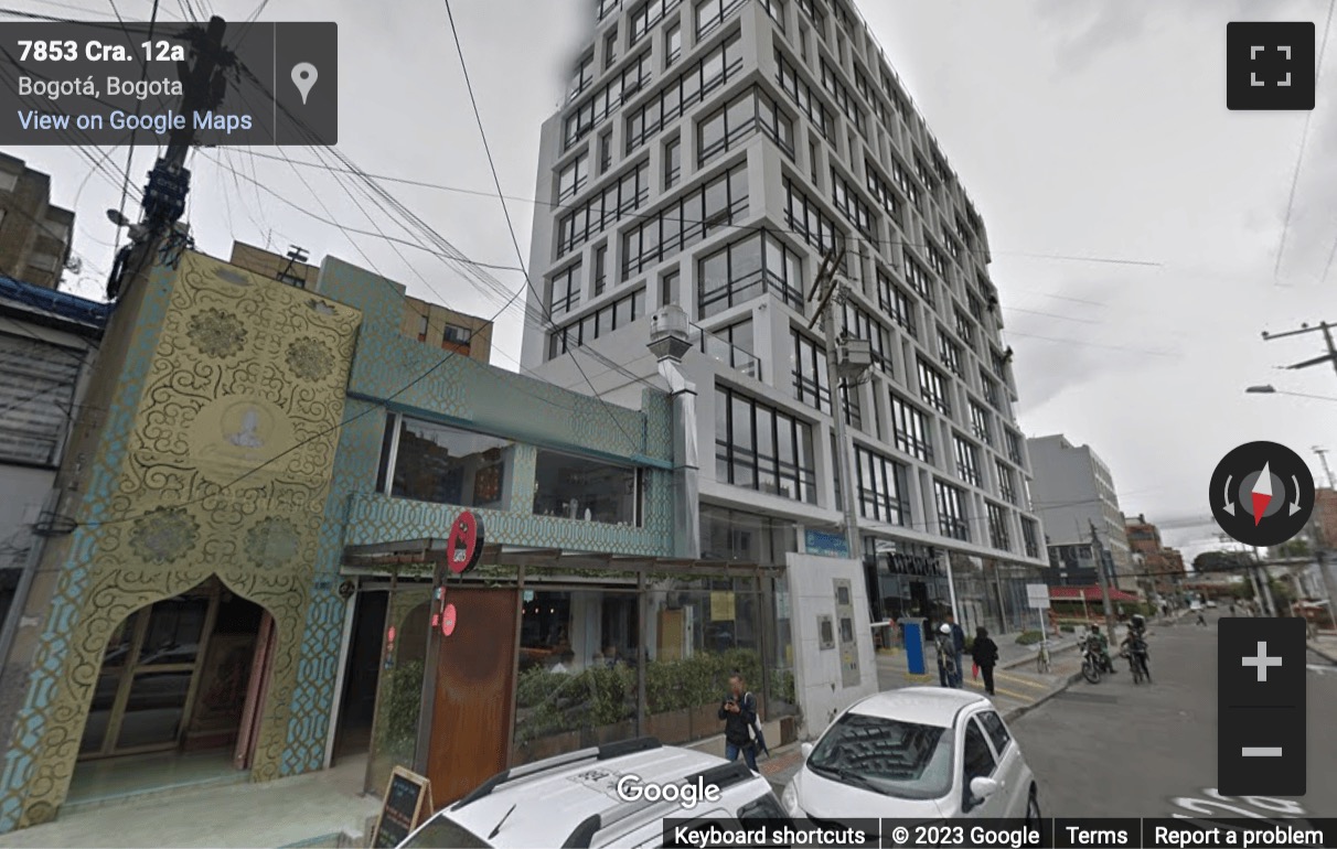 Street View image of Carrera 12a No. 78-40, Bogota