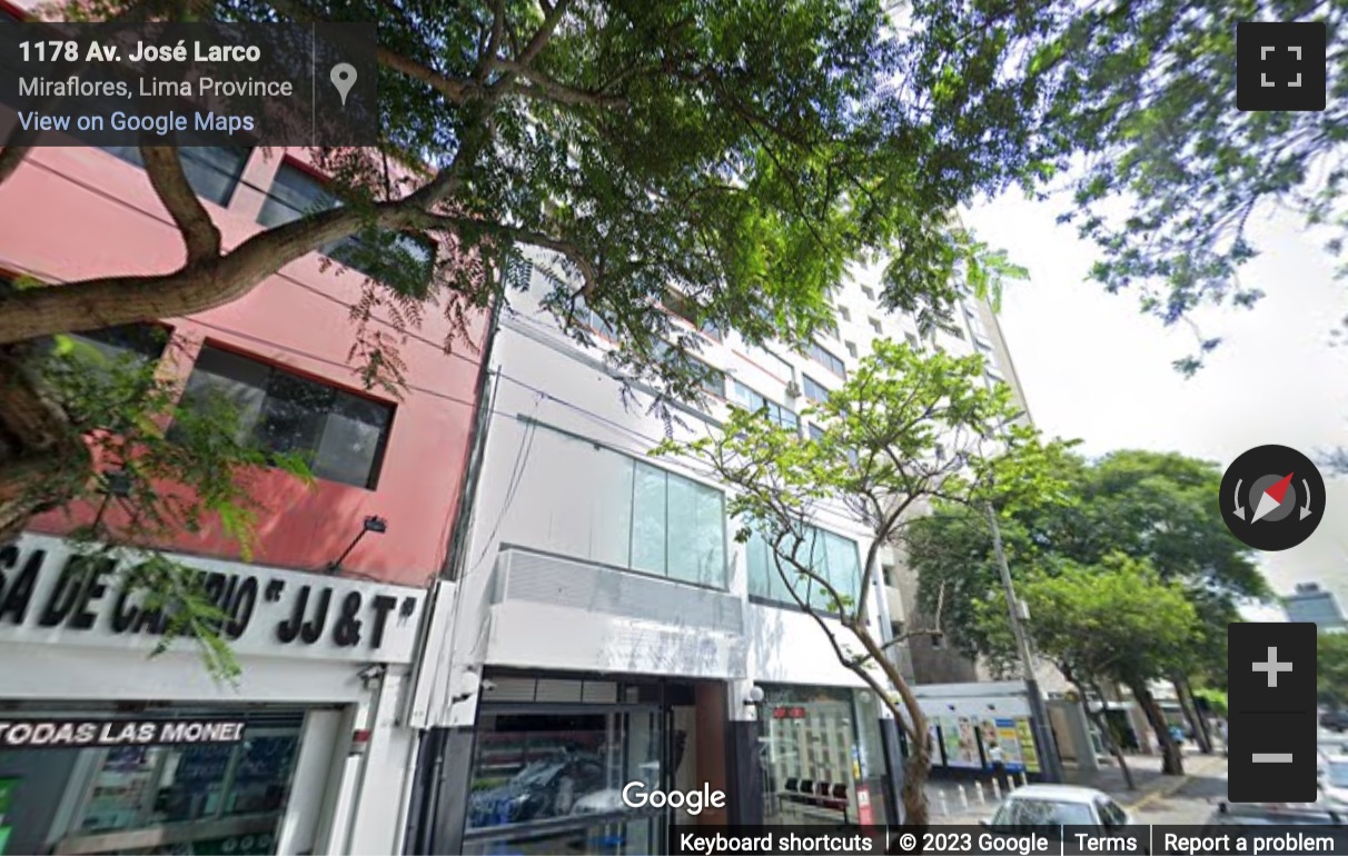 Street View image of Jose Larco 1232, Miraflores, Lima