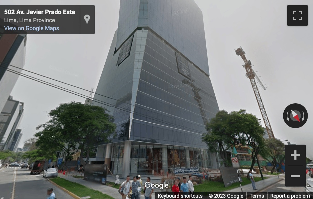 Street View image of Av. Javier Prado Este 444, Piso 19, San Isidro, Lima