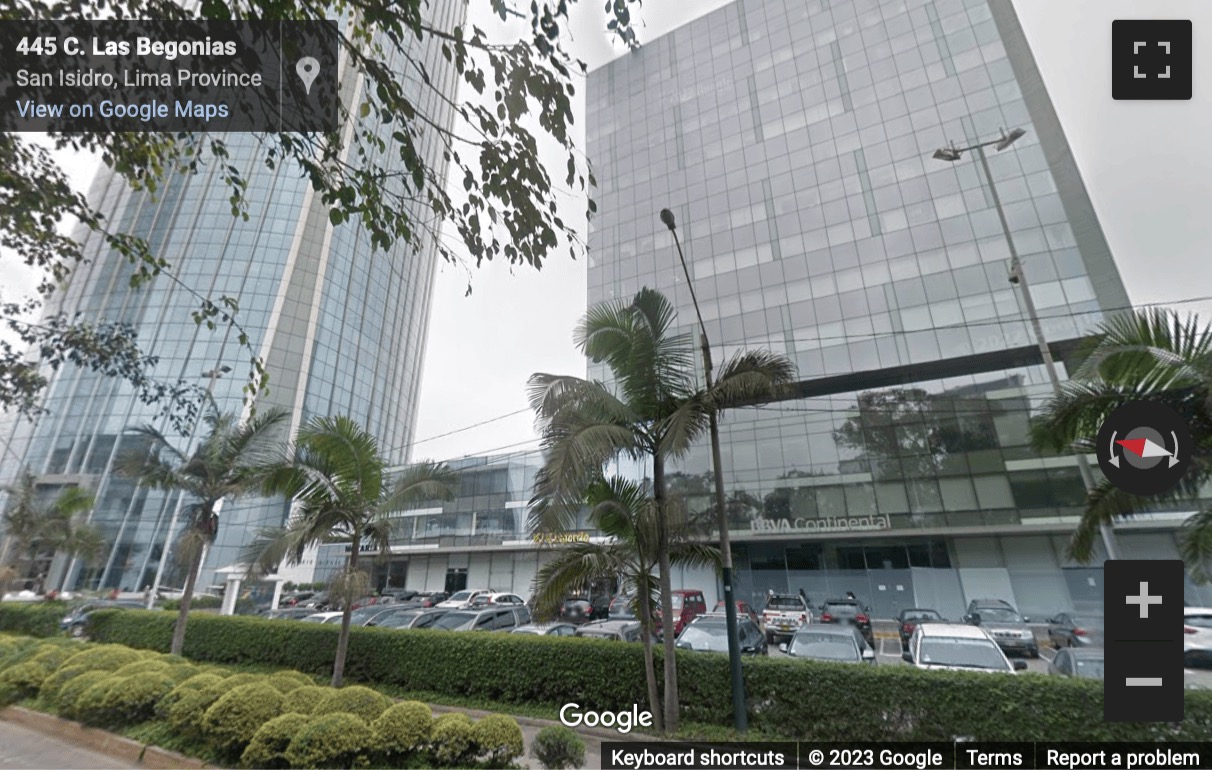 Street View image of Calle Las Begonias 441, Piso 9, San Isidro, Lima