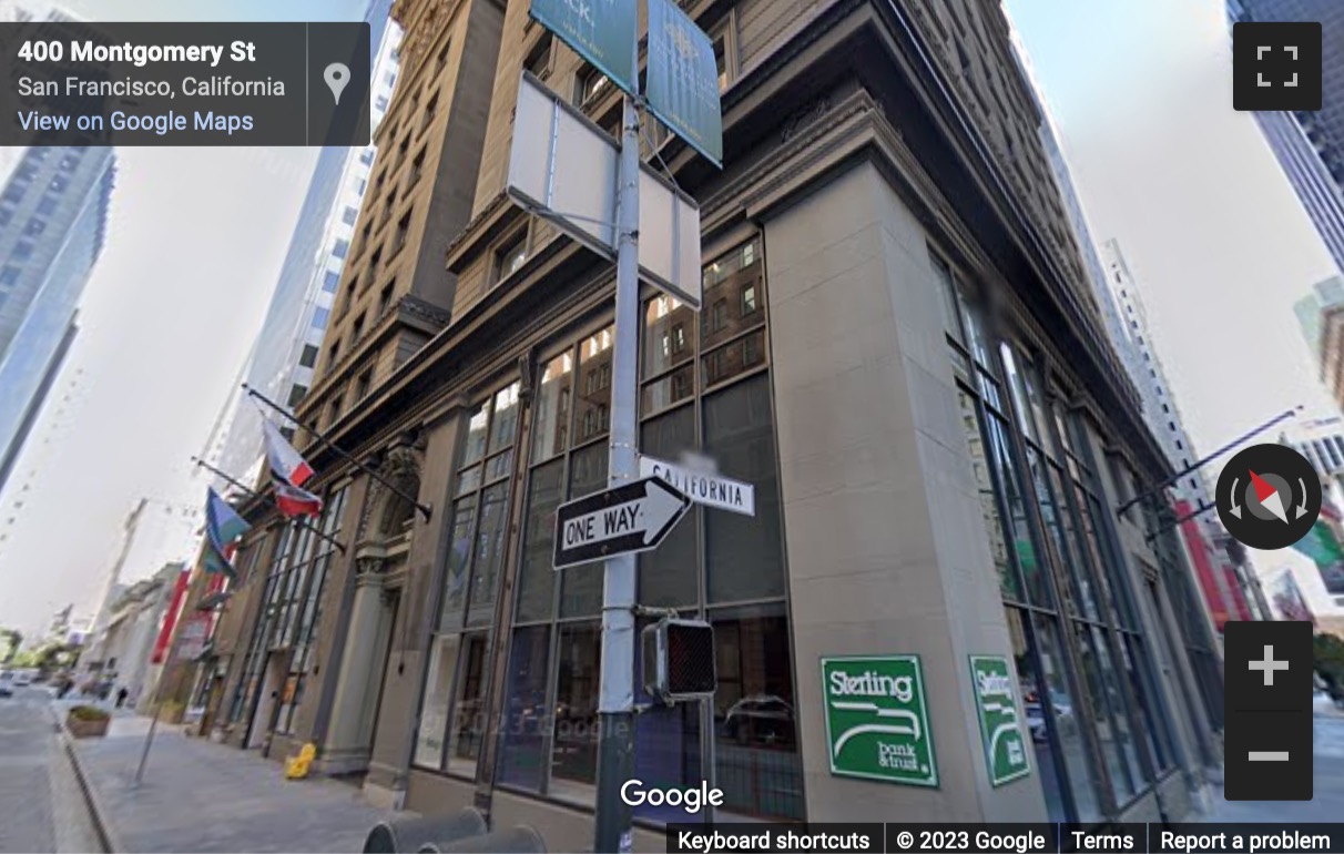 Street View image of 400 Montgomery Street, San Francisco, California