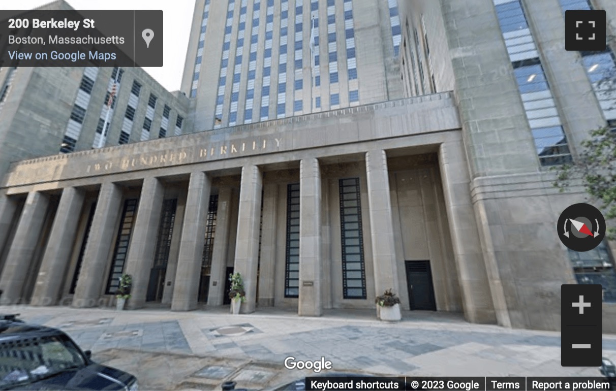 Street View image of 200 Berkeley Street, Boston, Massachusetts