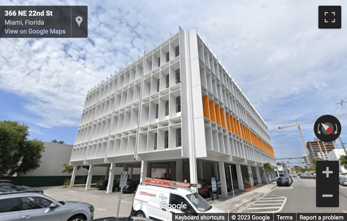 Street View image of 2125 Biscayne Boulevard Miami, Florida