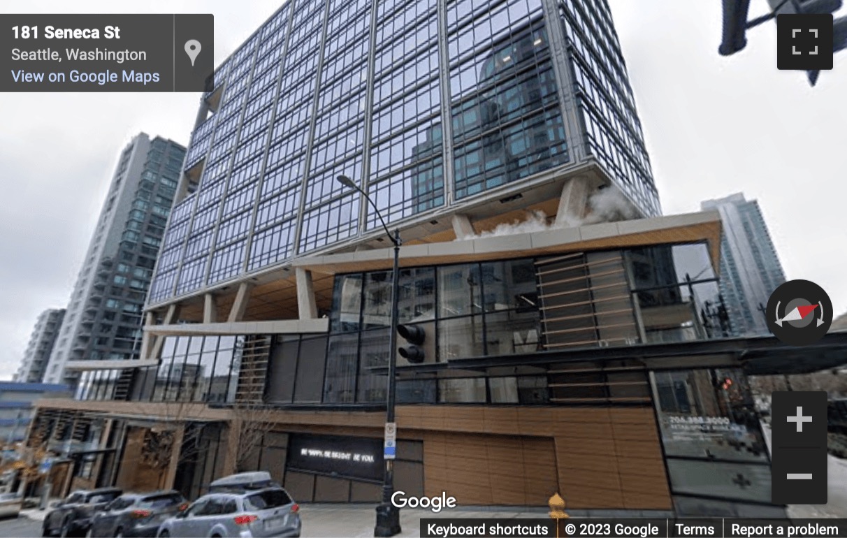 Street View image of 1201 Second Avenue, Seattle, Washington