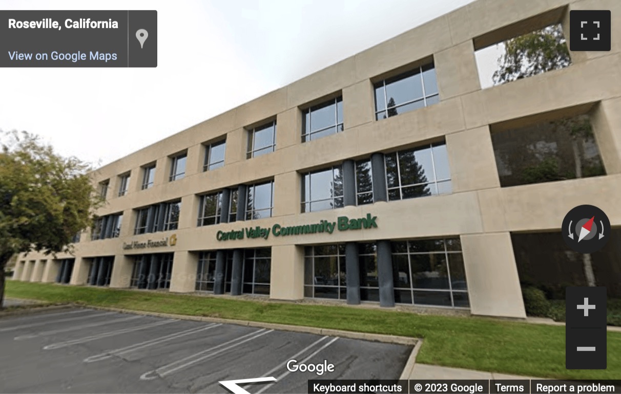 Street View image of 2999 Douglas Boulevard, Suite 180, Roseville, California