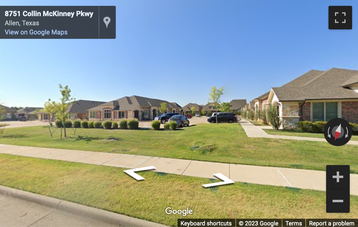 Street View image of 8751 Collin McKinney Parkway, McKinney, Texas