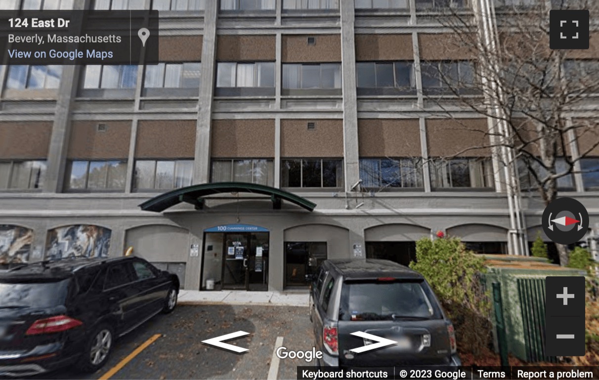 Street View image of 100 Cummings Center, Suite 109D, Beverly, Beverly(Massachusetts)